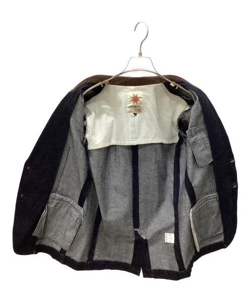 Nasngwam（ナスングワム）Nasngwam (ナスングワム) 2Bデニムセットアップ ネイビー サイズ:Mの古着・服飾アイテム