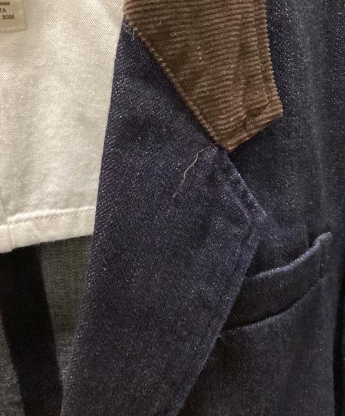 Nasngwam（ナスングワム）Nasngwam (ナスングワム) 2Bデニムセットアップ ネイビー サイズ:Mの古着・服飾アイテム