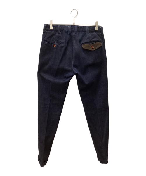 Nasngwam（ナスングワム）Nasngwam (ナスングワム) 2Bデニムセットアップ ネイビー サイズ:Mの古着・服飾アイテム