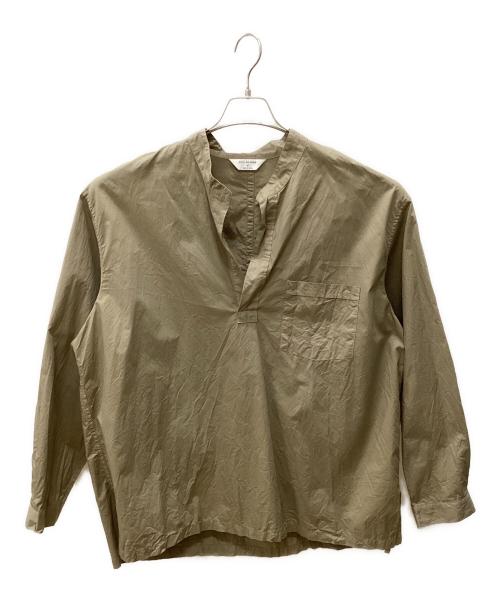 STILL BY HAND（スティルバイハンド）STILL BY HAND (スティルバイハンド) ボタンレススキッパーシャツ ベージュ サイズ:50の古着・服飾アイテム