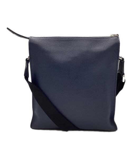 BVLGARI（ブルガリ）BVLGARI (ブルガリ) メッセンジャーバッグ ネイビーの古着・服飾アイテム