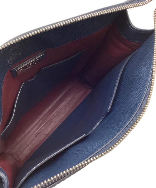 BVLGARI（ブルガリ）BVLGARI (ブルガリ) メッセンジャーバッグ ネイビーの古着・服飾アイテム