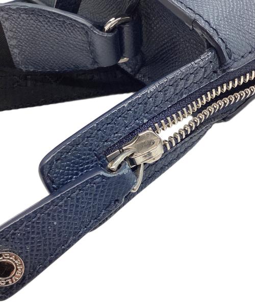 BVLGARI（ブルガリ）BVLGARI (ブルガリ) メッセンジャーバッグ ネイビーの古着・服飾アイテム