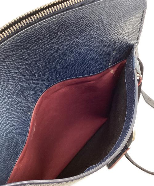 BVLGARI（ブルガリ）BVLGARI (ブルガリ) メッセンジャーバッグ ネイビーの古着・服飾アイテム