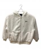 OYオーワイ）の古着「ボアジップパーカー」｜ホワイト
