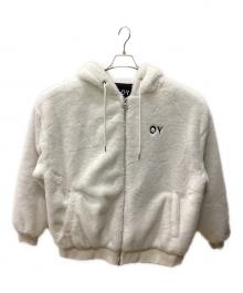 OY（オーワイ）の古着「ボアジップパーカー」｜ホワイト