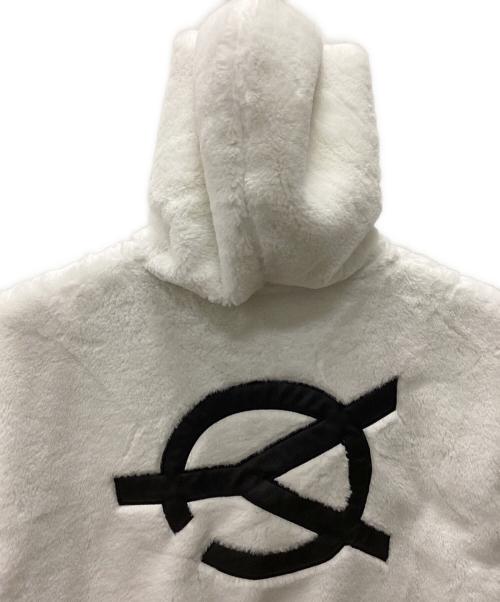 OY（オーワイ）OY (オーワイ) ボアジップパーカー ホワイト サイズ:表記無しの古着・服飾アイテム