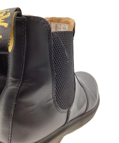 Dr.Martens（ドクターマーチン）Dr.Martens (ドクターマーチン) サイドゴアブーツ ブラック サイズ:8の古着・服飾アイテム