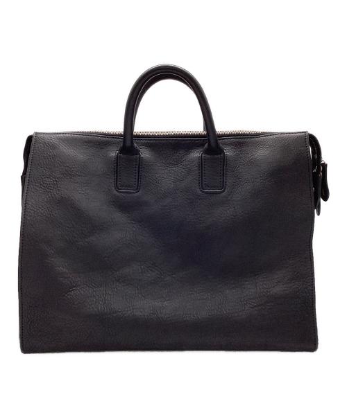 INDEED（インディード）INDEED (インディード) レザーボストンバッグ ブラックの古着・服飾アイテム