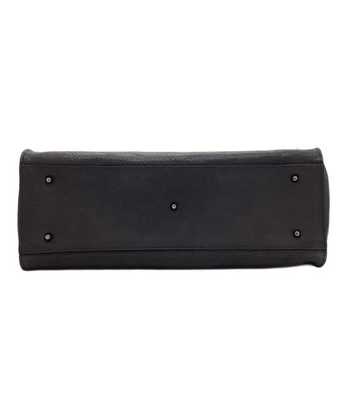 INDEED（インディード）INDEED (インディード) レザーボストンバッグ ブラックの古着・服飾アイテム