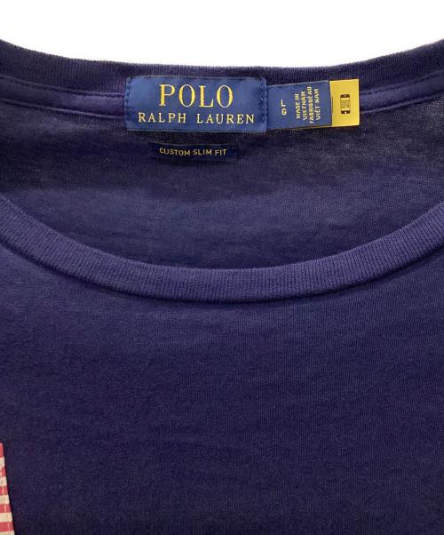 POLO RALPH LAUREN（ポロ・ラルフローレン）POLO RALPH LAUREN (ポロ・ラルフローレン) 半袖カットソー ネイビー サイズ:Lの古着・服飾アイテム