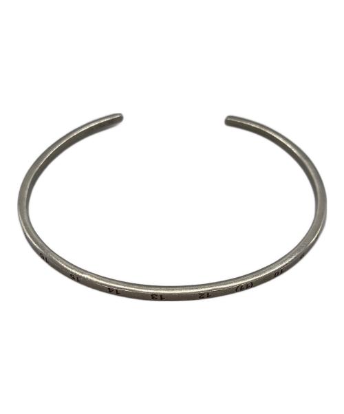 Maison Margiela（メゾンマルジェラ）Maison Margiela (メゾンマルジェラ) シルバーバングルの古着・服飾アイテム