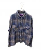 THE NORTH FACEザ ノース フェイス）の古着「アムンゼンチェックシャツ」｜ブルー