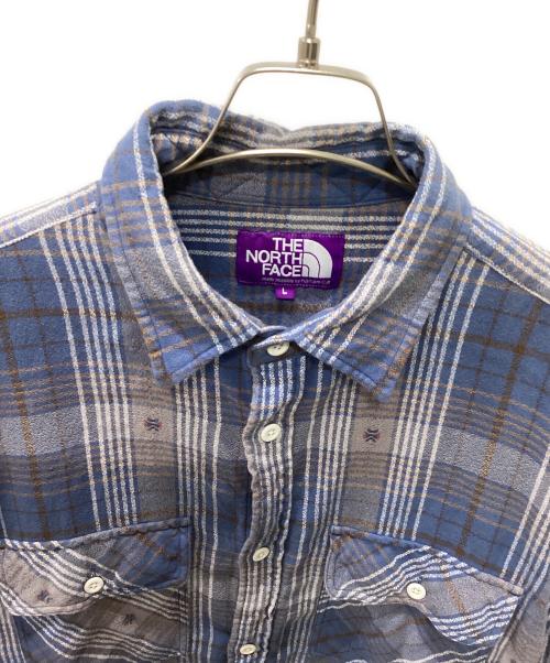 THE NORTH FACE（ザ ノース フェイス）THE NORTH FACE (ザ ノース フェイス) アムンゼンチェックシャツ ブルー サイズ:Lの古着・服飾アイテム