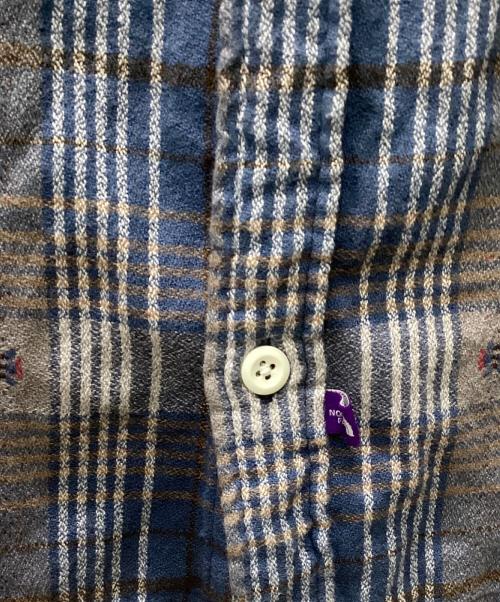 THE NORTH FACE（ザ ノース フェイス）THE NORTH FACE (ザ ノース フェイス) アムンゼンチェックシャツ ブルー サイズ:Lの古着・服飾アイテム