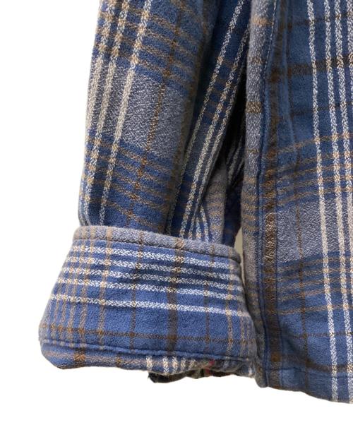 THE NORTH FACE（ザ ノース フェイス）THE NORTH FACE (ザ ノース フェイス) アムンゼンチェックシャツ ブルー サイズ:Lの古着・服飾アイテム