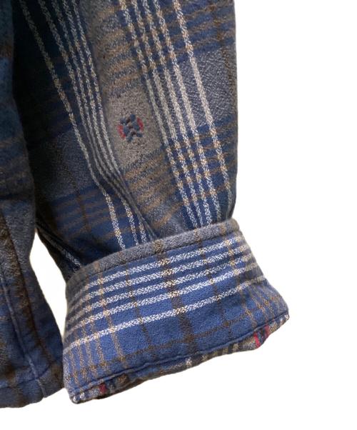 THE NORTH FACE（ザ ノース フェイス）THE NORTH FACE (ザ ノース フェイス) アムンゼンチェックシャツ ブルー サイズ:Lの古着・服飾アイテム