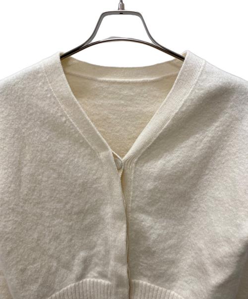 na.e（ナエ）na.e (ナエ) 厚手カーディガン アイボリー サイズ:記載なしの古着・服飾アイテム
