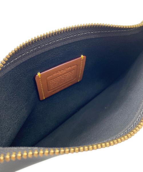 COACH（コーチ）COACH (コーチ) ジップポーチ ブラックの古着・服飾アイテム