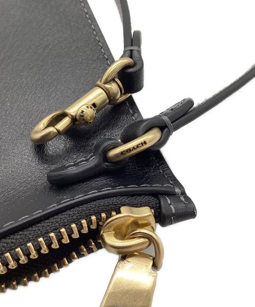 COACH（コーチ）COACH (コーチ) ジップポーチ ブラックの古着・服飾アイテム