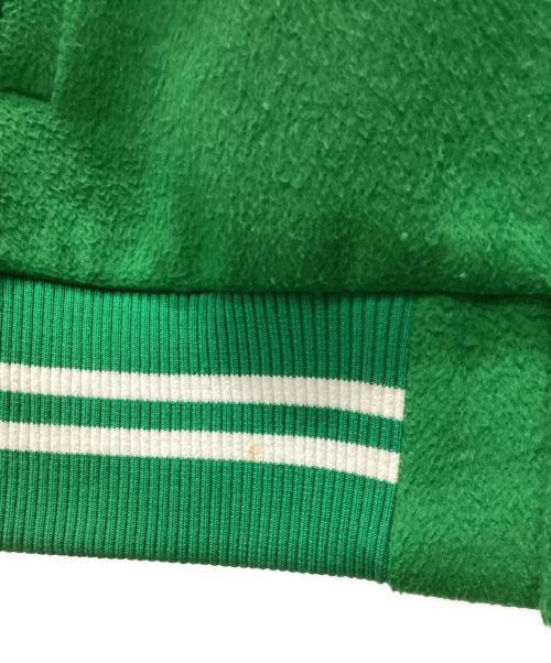 MR.ENJOY DA MONEY（ミスター エンジョイ ダ マネー）MR.ENJOY DA MONEY (ミスター エンジョイ ダ マネー) スタジャン グリーン×ホワイト サイズ:MEDIUMの古着・服飾アイテム