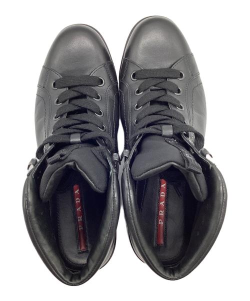 PRADA（プラダ）PRADA (プラダ) トレッキングブーツ ブラック サイズ:26.5cmの古着・服飾アイテム