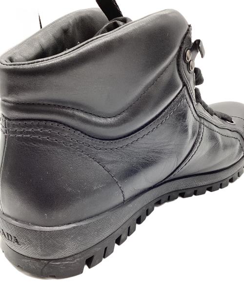 PRADA（プラダ）PRADA (プラダ) トレッキングブーツ ブラック サイズ:26.5cmの古着・服飾アイテム