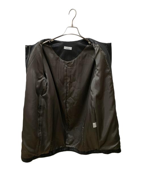 Bouchon（ブション）BOUCHON (ブション) ブルゾン アイボリー サイズ:Mの古着・服飾アイテム