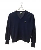 IZOD LACOSTEアイゾッド ラコステ）の古着「薄手ニット」｜ネイビー