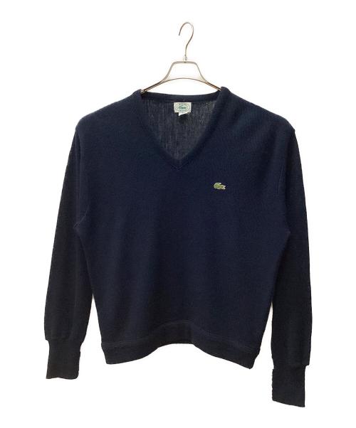 IZOD LACOSTE（アイゾッド ラコステ）IZOD LACOSTE (アイゾッド ラコステ) 薄手ニット ネイビー サイズ:Lの古着・服飾アイテム