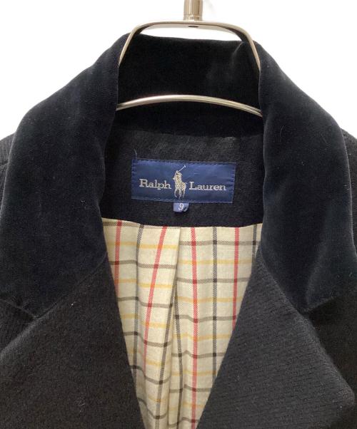 RALPH LAUREN（ラルフローレン）RALPH LAUREN (ラルフローレン) ウールチェスターコート ブラック サイズ:9の古着・服飾アイテム