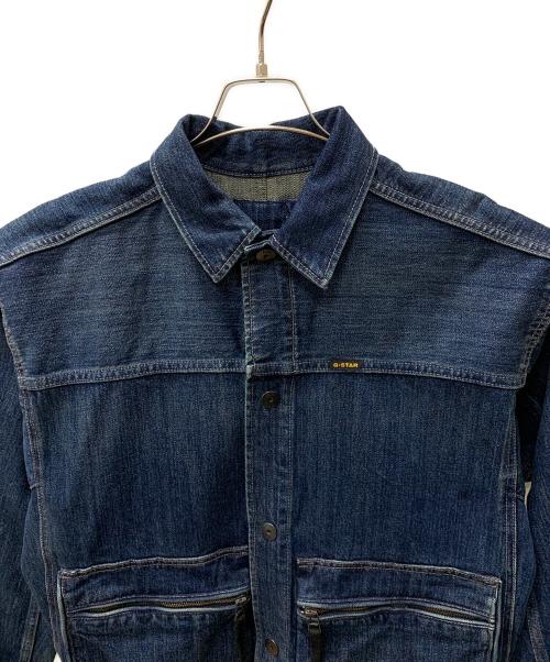 G-STAR RAW（ジースターロゥ）G-STAR RAW (ジースターロゥ) UTILITY COACH JACKET インディゴ サイズ:Sの古着・服飾アイテム
