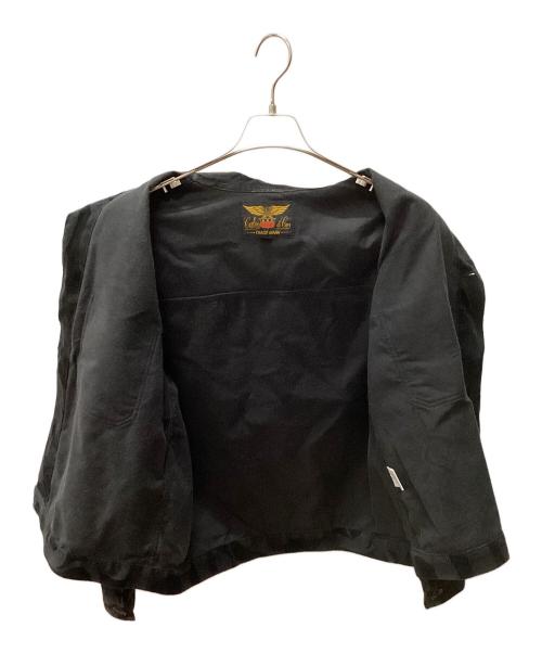 CALEE（キャリー）CALEE (キャリー) ALLOVER SNAKE PATTERN VELVETEEN JACKET ブラック サイズ:MEDIUMの古着・服飾アイテム