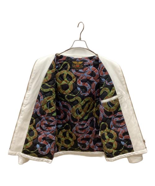 CALEE（キャリー）CALEE (キャリー) スイングトップ ホワイト サイズ:Mの古着・服飾アイテム