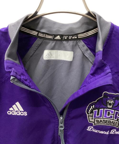 adidas（アディダス）adidas (アディダス) ハーフジッププルオーバー パープル サイズ:Mの古着・服飾アイテム