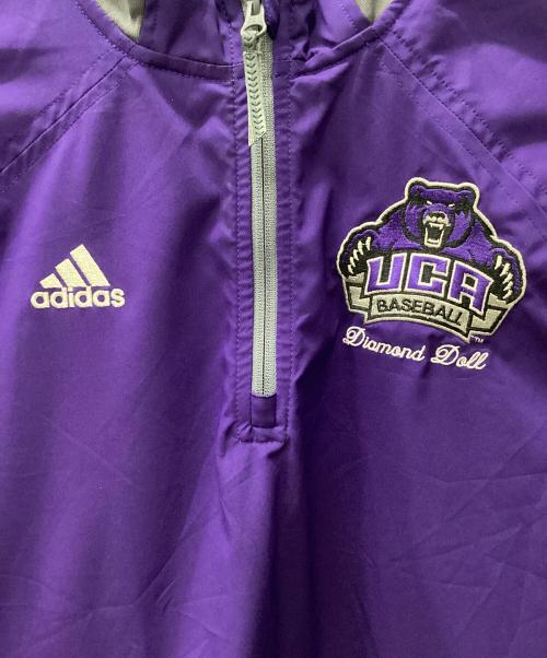 adidas（アディダス）adidas (アディダス) ハーフジッププルオーバー パープル サイズ:Mの古着・服飾アイテム
