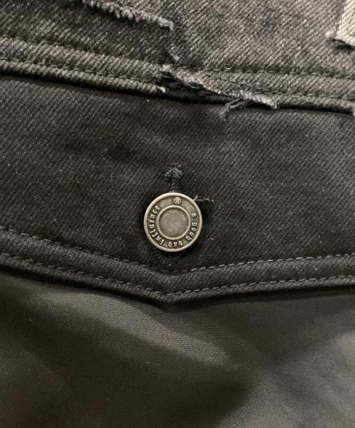 a dood bad influence（アグッドバッドインフルエンス）a dood bad influence (アグッドバッドインフルエンス) 切替デニムジャケット ブラック サイズ:XLの古着・服飾アイテム