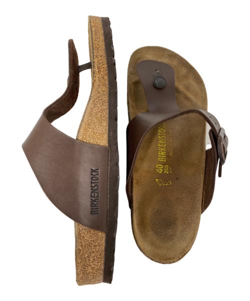 BIRKENSTOCK（ビルケンシュトック）BIRKENSTOCK (ビルケンシュトック) ラムゼスサンダル ブラウン サイズ:26cmの古着・服飾アイテム