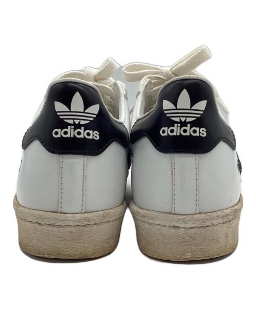 adidas（アディダス）adidas (アディダス) PRADA (プラダ) スニーカー ホワイト×ブラック サイズ:23.5cmの古着・服飾アイテム