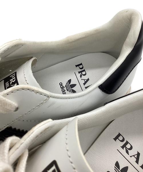 adidas（アディダス）adidas (アディダス) PRADA (プラダ) スニーカー ホワイト×ブラック サイズ:23.5cmの古着・服飾アイテム