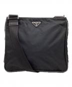 PRADAプラダ）の古着「ナイロンショルダーバッグ」｜ブラック