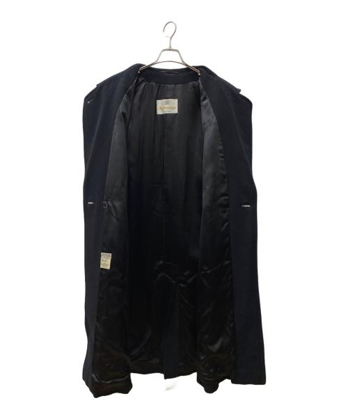 Aquascutum（アクアスキュータム）Aquascutum (アクアスキュータム) ロングコート ブラック サイズ:Sの古着・服飾アイテム
