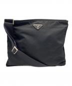PRADAプラダ）の古着「ナイロンショルダーバッグ」｜ブラック