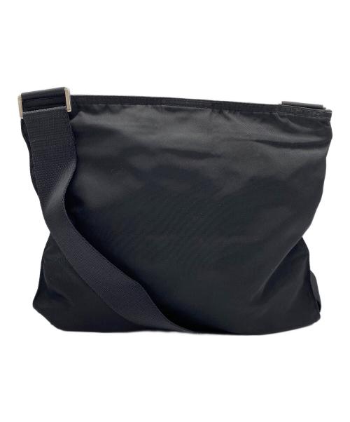 PRADA（プラダ）PRADA (プラダ) ナイロンショルダーバッグ ブラックの古着・服飾アイテム
