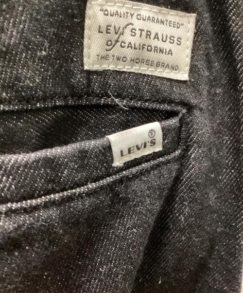 LEVI'S（リーバイス）LEVI'S (リーバイス) PREMIUM BLACK DENIM SLACKS ブラック サイズ:W32 L30の古着・服飾アイテム
