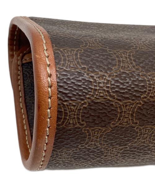 CELINE（セリーヌ）CELINE (セリーヌ) フラップポーチ ブラウンの古着・服飾アイテム