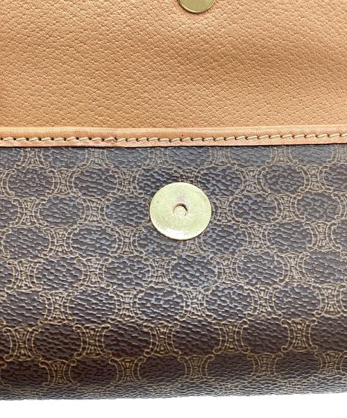 CELINE（セリーヌ）CELINE (セリーヌ) フラップポーチ ブラウンの古着・服飾アイテム