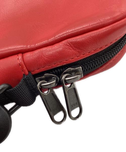 THE NORTH FACE（ザ ノース フェイス）THE NORTH FACE (ザ ノース フェイス) SUPREME (シュプリーム) ショルダーバッグ レッド×ブラックの古着・服飾アイテム