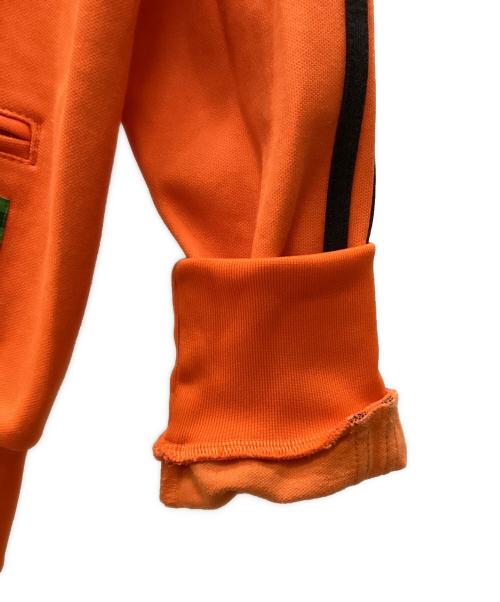 adidas（アディダス）adidas (アディダス) トラックジャケット オレンジ×ブラック サイズ:Mの古着・服飾アイテム