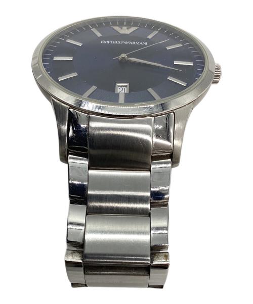 EMPORIO ARMANI（エンポリオ アルマーニ）EMPORIO ARMANI (エンポリオ アルマーニ) リストウォッチ ブルーの古着・服飾アイテム